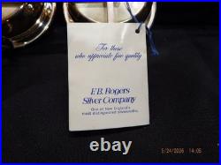 F. B. Rogers Silver plate #517 Wagon Condiment Server/Wine Bottle Coasters-C363 F. B. Rogers Silver plate #517 Wagon Condiment Server/Wine Bottle Coasters-C363