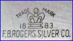 F B Rogers silver plate lady Margaret 1883 Butler Service Tray