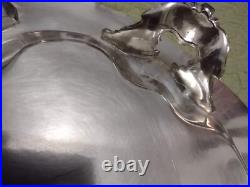 F B Rogers silver plate lady Margaret 1883 Butler Service Tray