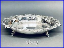 Fabulous Antique Victorian Style English Shell WM Rogers Silver Plate Platter