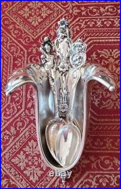Fantastic Rare Rogers Brother Triple Plate Holloware Spoon Tray Holder C. 1895