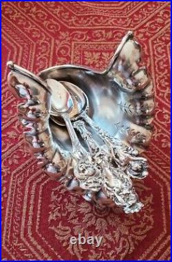 Fantastic Rare Rogers Brother Triple Plate Holloware Spoon Tray Holder C. 1895