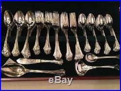 Flatware Service 16 + 4 Serving Piece American Chippendale Silverplate FB Rogers