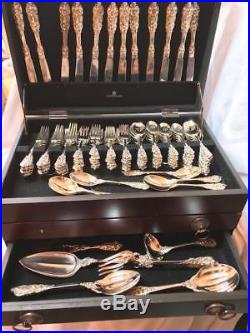 Grande Antique Silver Electroplate by FB Rogers 98 pieces Service for 12