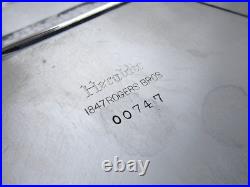 HERALDIC 1847 ROGERS ARTS & CRAFTS c. 1916 DOUBLE VEGETABLE BOWL 10 ¼