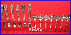 Harmony House Plate AA+ 1847 WM Rogers Bros Silverware Utensils with Chest