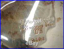 Heritage Silver Plate Tea Set, Stamped Heritage, 1847 Rogers Bros #7764