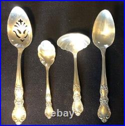 Heritage Silver-plated Flatware Utensils Set 1847 IS Rogers Bros. Serving Pcs 46