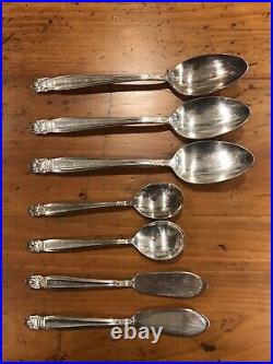Holmes Edwards silverplate Danish Princess service for 12 79 pieces