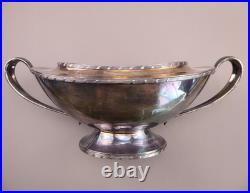 Huge Antique Neo-Classical Silver Plate Trophy Urn Jardiniere Meriden Rogers