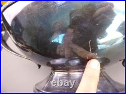 Huge Antique Neo-Classical Silver Plate Trophy Urn Jardiniere Meriden Rogers