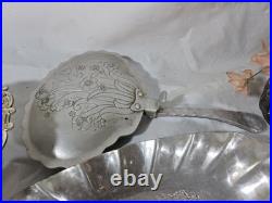 Huge Vintage Silverplate Bronze Aluminum 48 Pc Rogers Gorham Pyrex Sherida Huge Vintage Silverplate Bronze Aluminum 48 Pc Rogers Gorham Pyrex Sherida