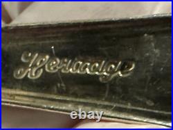 Huge Wm A Rogers Silverplate Set, rose pattern, VTG, 112 plus a dozen extras