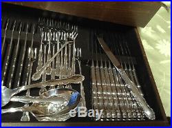 INCREDIBLE! -109 Pieces-1881 Rogers Flirtation Silverplate for 12 + Servers