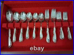 INTERNATIONAL SILVER ROGERS & BRO. CELEBRATION SILVERPLATE FLATWARE With BOX 1959