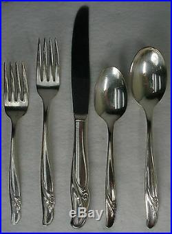 INTERNATIONAL silver EXQUISITE 1957 silverplate 71-pc SET SERVING for 12+ srvg