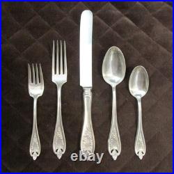 IS 1847 ROGERS BROS. SILVER PLATE FLATWARE OLD COLONY SET of 58 SILVERWARE or CH