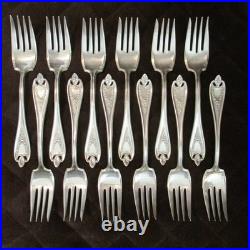 IS 1847 ROGERS BROS. SILVER PLATE FLATWARE OLD COLONY SET of 58 SILVERWARE or CH
