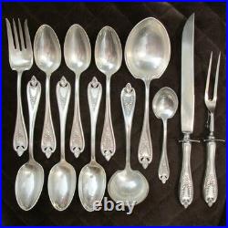 IS 1847 ROGERS BROS. SILVER PLATE FLATWARE OLD COLONY SET of 58 SILVERWARE or CH IS 1847 ROGERS BROS. SILVER PLATE FLATWARE OLD COLONY SET of 58 SILVERWARE or CH