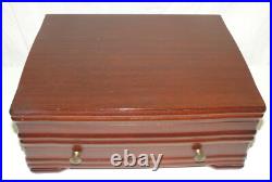 IS Remembrance Silver Plate Flatware Set with 1847 Rogers Chest 75 Piece Vintage