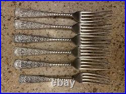 International 1847 Rogers Bros Silverplate ASSYRIAN HEAD Forks