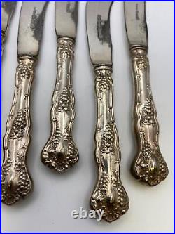 International 1847 Rogers Silverplate VINTAGE Hollow Butter Spreaders Set of 6