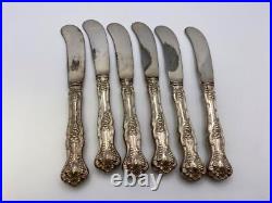 International 1847 Rogers Silverplate VINTAGE Hollow Butter Spreaders Set of 6