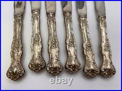 International 1847 Rogers Silverplate VINTAGE Hollow Butter Spreaders Set of 6