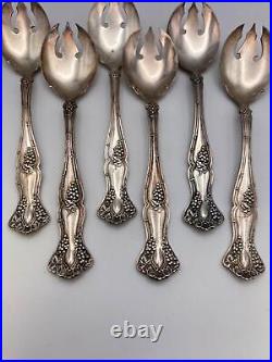 International 1847 Rogers Silverplate VINTAGE Ice Cream Forks Set of 6
