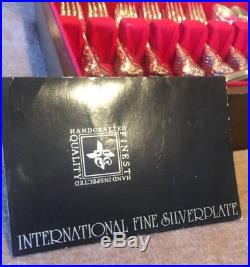 International Fine Silverplate Silverware 93 Piece Set Rogers Bros. With Case