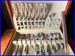 International Silver Rogers Bros Eternally Yours 8 x 5 piece 53 Total Chest