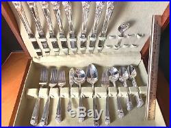 International Silver Rogers Bros Eternally Yours 8 x 5 piece 53 Total Chest