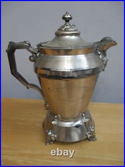 JA s Stimpson Silver Plate Pitcher Rogers Smith & Co 1854 Pat JA s Stimpson Silver Plate Pitcher Rogers Smith & Co 1854 Pat