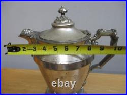 JA s Stimpson Silver Plate Pitcher Rogers Smith & Co 1854 Pat JA s Stimpson Silver Plate Pitcher Rogers Smith & Co 1854 Pat