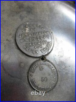 JA s Stimpson Silver Plate Pitcher Rogers Smith & Co 1854 Pat JA s Stimpson Silver Plate Pitcher Rogers Smith & Co 1854 Pat