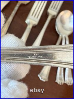 LOT 31 Pcs1847 Rogers Bros. Continental PatternXS Triple & Quintuple Silver