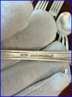 LOT 31 Pcs1847 Rogers Bros. Continental PatternXS Triple & Quintuple Silver