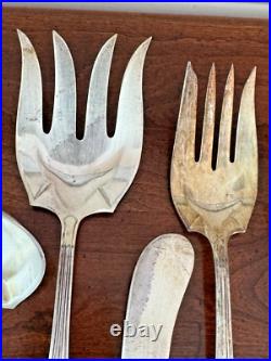 LOT 31 Pcs1847 Rogers Bros. Continental PatternXS Triple & Quintuple Silver