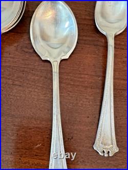 LOT 31 Pcs1847 Rogers Bros. Continental PatternXS Triple & Quintuple Silver