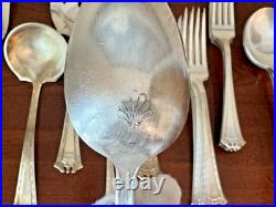 LOT 31 Pcs1847 Rogers Bros. Continental PatternXS Triple & Quintuple Silver