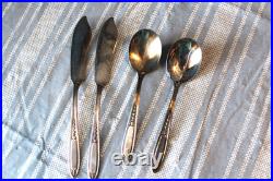 Lot 14 Silverware Simeon L and George H Rogers Co Oneida Ltd 52 Pieces