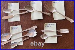 Lot of 133 Silverplated Flatware including Wm Rogers, Rogers Bros, Oneida & More