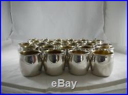 Lot of 26 Vintage FB Rogers Silver Plate Punch Cups