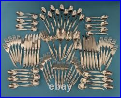 MCM 1847 Rogers Bros IS 78 Pc FLAIR Silverware Service for 12 & Serving Set