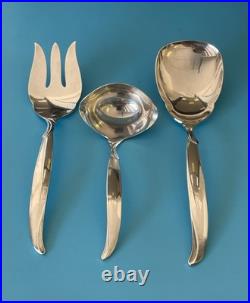 MCM 1847 Rogers Bros IS 78 Pc FLAIR Silverware Service for 12 & Serving Set