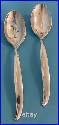 MCM 1847 Rogers Bros IS 78 Pc FLAIR Silverware Service for 12 & Serving Set MCM 1847 Rogers Bros IS 78 Pc FLAIR Silverware Service for 12 & Serving Set