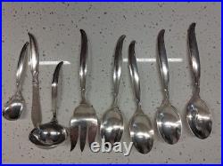 MCM 1847 Rogers Bros IS 86 Pc FLAIR Silverware Service for 13 & Serving Set