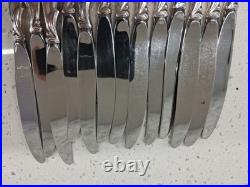 MCM 1847 Rogers Bros IS 86 Pc FLAIR Silverware Service for 13 & Serving Set