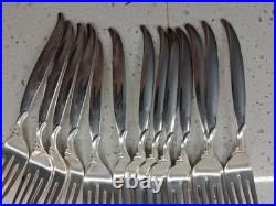 MCM 1847 Rogers Bros IS 86 Pc FLAIR Silverware Service for 13 & Serving Set