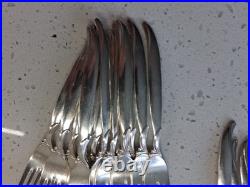 MCM 1847 Rogers Bros IS 86 Pc FLAIR Silverware Service for 13 & Serving Set